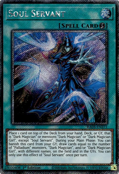 Soul Servant (Platinum Secret Rare) [RA03-EN271] Platinum Secret Rare | The Time Vault CA