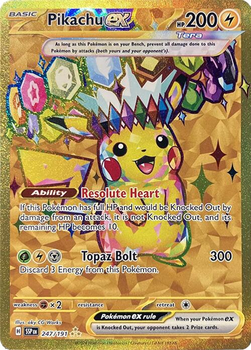 Pikachu ex (247/191) [Scarlet & Violet: Surging Sparks] | The Time Vault CA