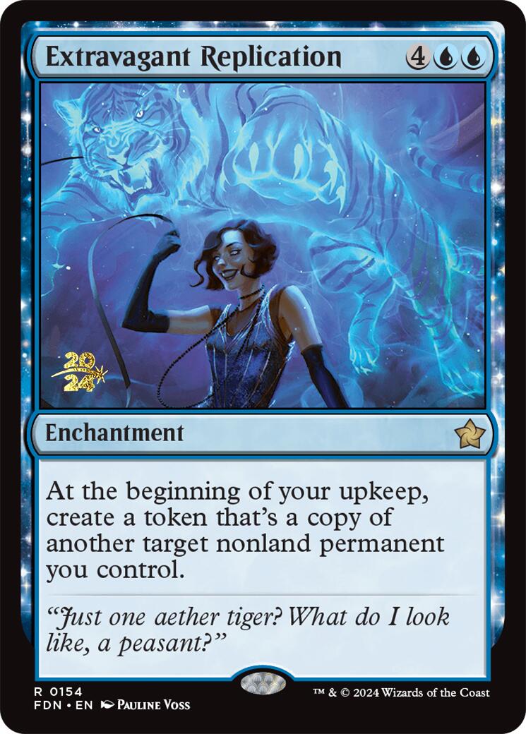 Extravagant Replication [Foundations Prerelease Promos] | The Time Vault CA