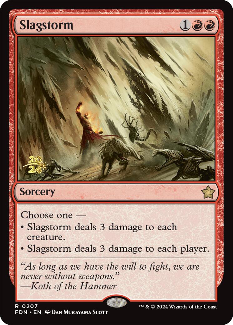 Slagstorm [Foundations Prerelease Promos] | The Time Vault CA