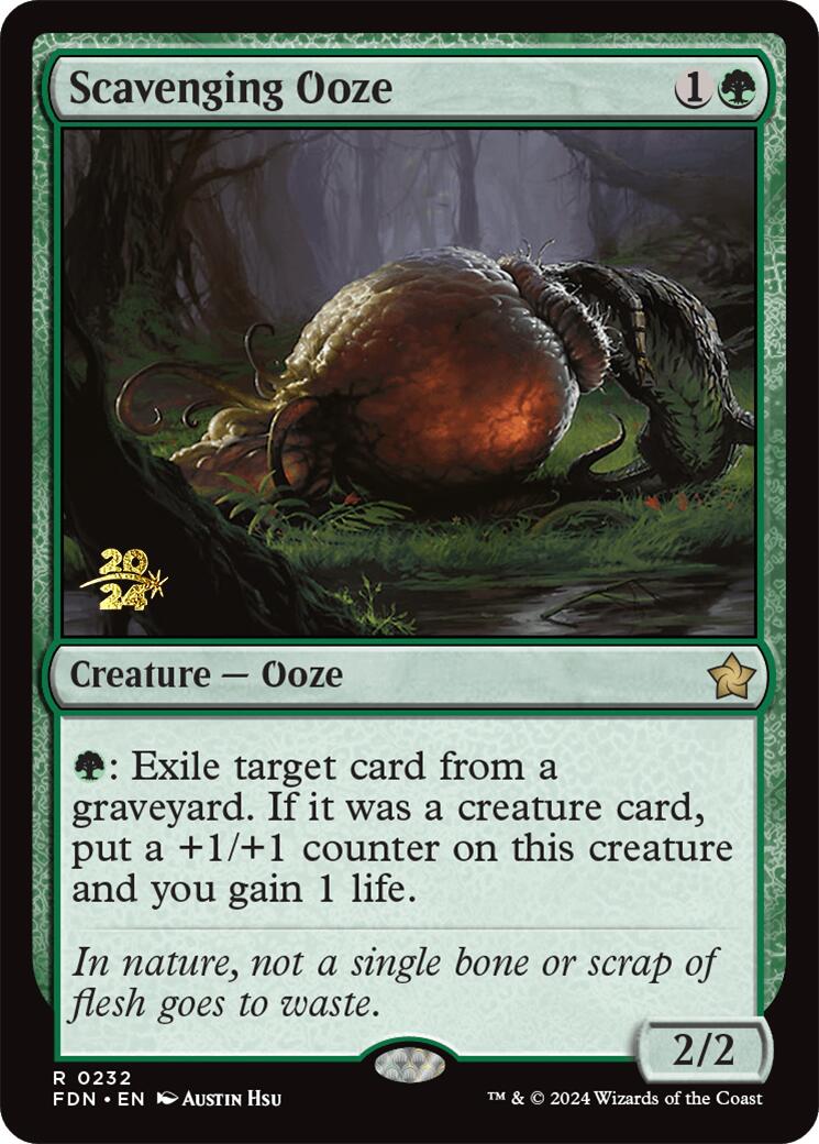 Scavenging Ooze [Foundations Prerelease Promos] | The Time Vault CA