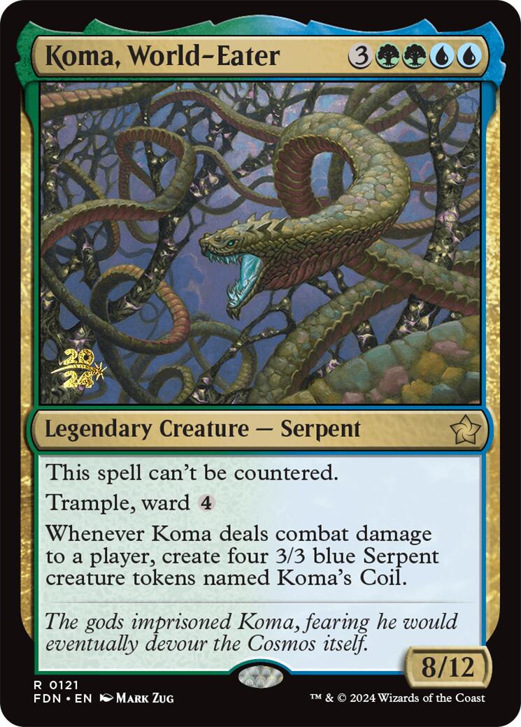 Koma, World-Eater [Foundations Prerelease Promos] | The Time Vault CA