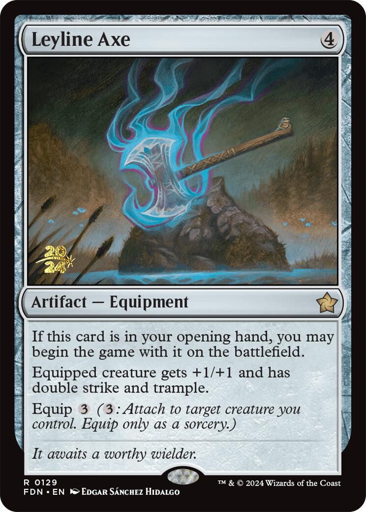 Leyline Axe [Foundations Prerelease Promos] | The Time Vault CA