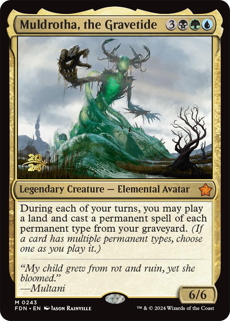 Muldrotha, the Gravetide [Foundations Prerelease Promos] | The Time Vault CA