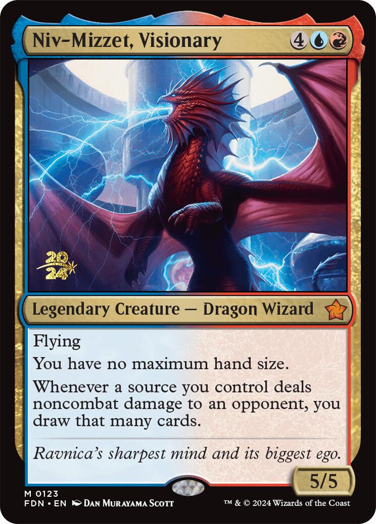 Niv-Mizzet, Visionary [Foundations Prerelease Promos] | The Time Vault CA