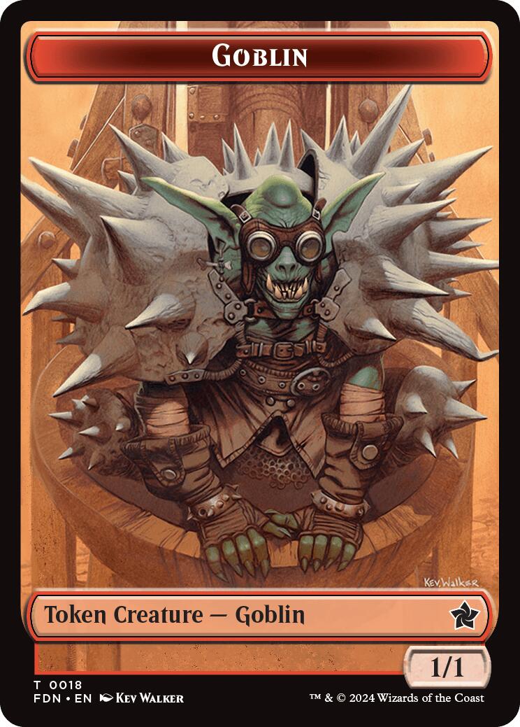 Drake // Goblin Doubled-Sided Token [Foundations Tokens] | The Time Vault CA