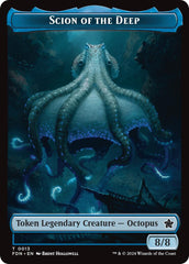 Scion of the Deep // Koma's Coil Doubled-Sided Token [Foundations Tokens] | The Time Vault CA