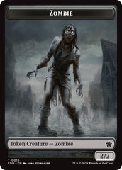 Goblin // Zombie Doubled-Sided Token [Foundations Tokens] | The Time Vault CA