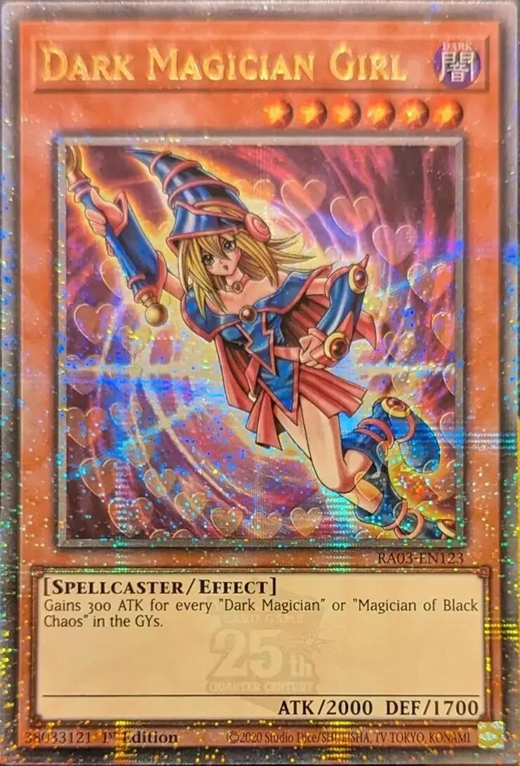 Dark Magician Girl (Quarter Century Secret Rare) (C) [RA03-EN123] Quarter Century Secret Rare | The Time Vault CA