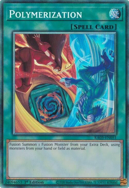 Polymerization (B) (HERO Art) (PCR) [RA03-EN051] Prismatic Collector's Rare | The Time Vault CA