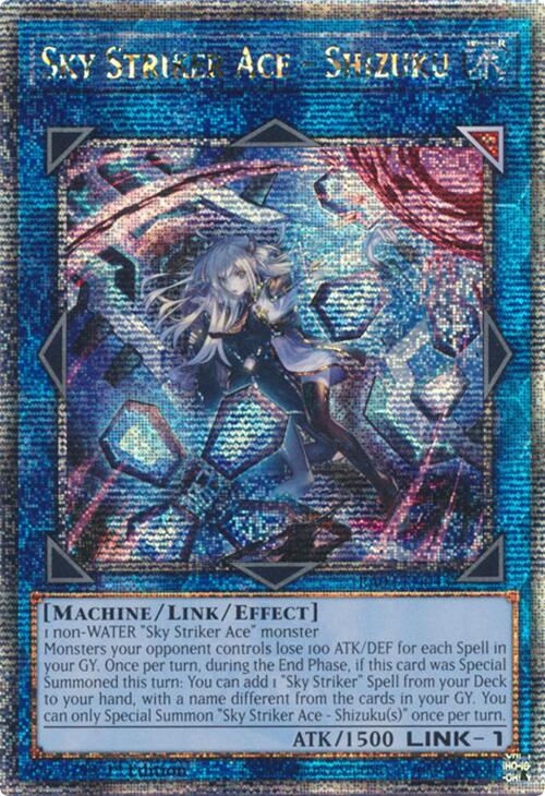 Sky Striker Ace - Shizuku (Alternate Art) (Quarter Century Secret Rare) [RA03-EN043] Quarter Century Secret Rare | The Time Vault CA