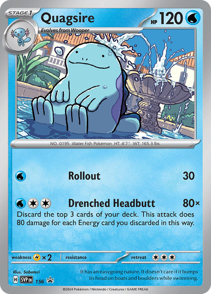 Quagsire (156) [Scarlet & Violet: Black Star Promos] | The Time Vault CA