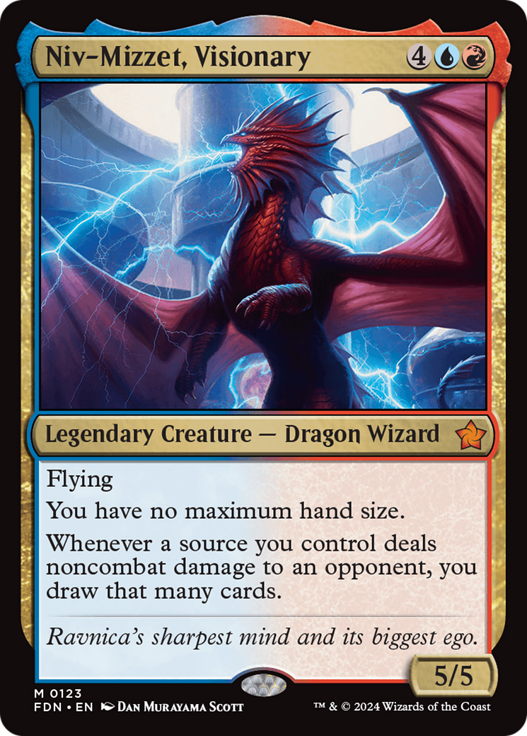 Niv-Mizzet, Visionary [Foundations] | The Time Vault CA