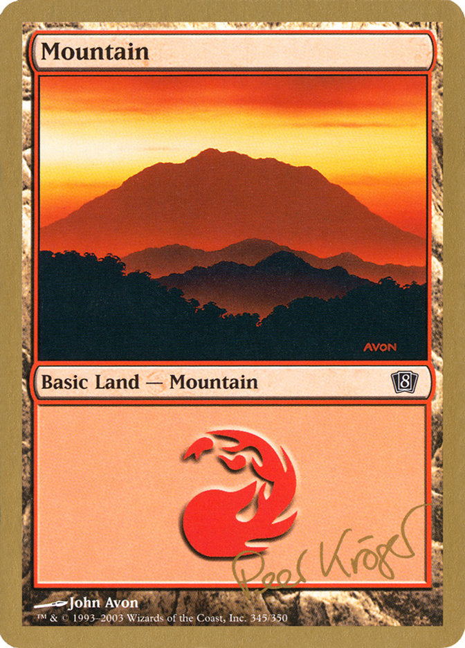 Mountain (pk345) (Peer Kroger) [World Championship Decks 2003] | The Time Vault CA