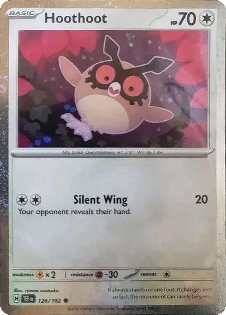 Hoothoot (126/162) (Cosmos Holo) [Scarlet & Violet: Black Star Promos] | The Time Vault CA