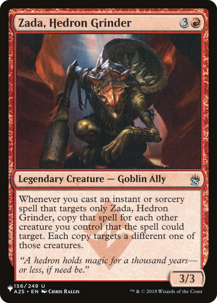 Zada, Hedron Grinder [The List Reprints] | The Time Vault CA