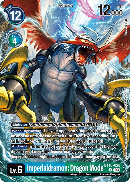 Imperialdramon: Dragon Mode [BT16-028] (Alternate Art) [Special Limited Set] | The Time Vault CA