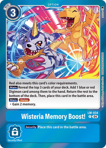 Wisteria Memory Boost! [LM-034] [Special Limited Set] | The Time Vault CA