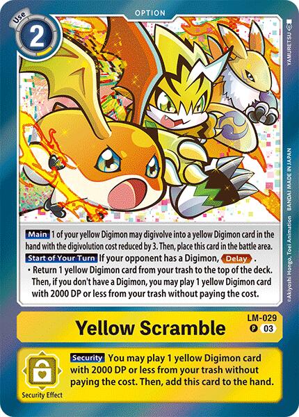 Yellow Scramble [LM-029] [Special Limited Set] | The Time Vault CA