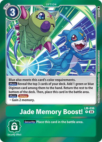 Jade Memory Boost! [LM-036] [Special Limited Set] | The Time Vault CA