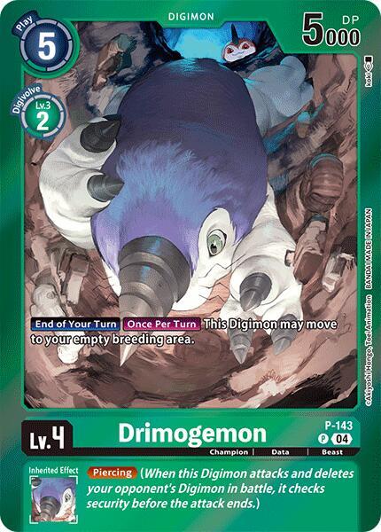 Drimogemon [P-143] (Reprint) [Special Limited Set] | The Time Vault CA