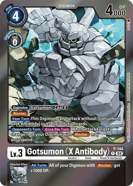 Gotsumon [P-144] (X Antibody) (Reprint) [Special Limited Set] | The Time Vault CA