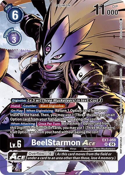 BeelStarmon ACE [EX7-059] (Alternate Art) (Box Topper) [Special Limited Set] | The Time Vault CA