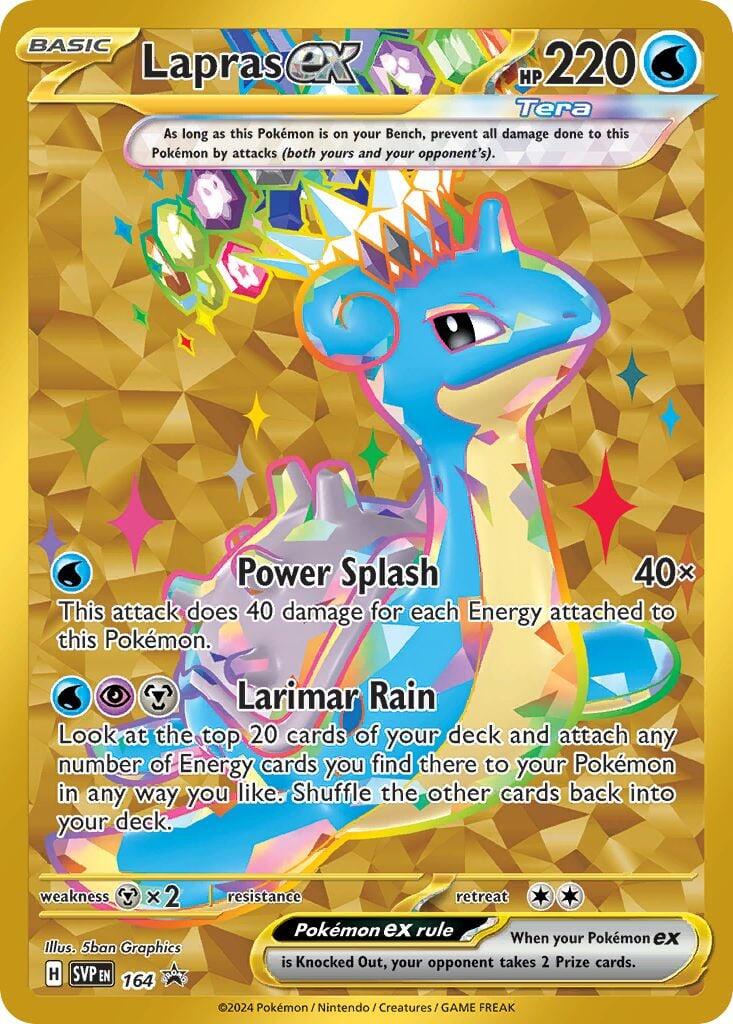 Lapras ex (164) [Scarlet & Violet: Black Star Promos] | The Time Vault CA