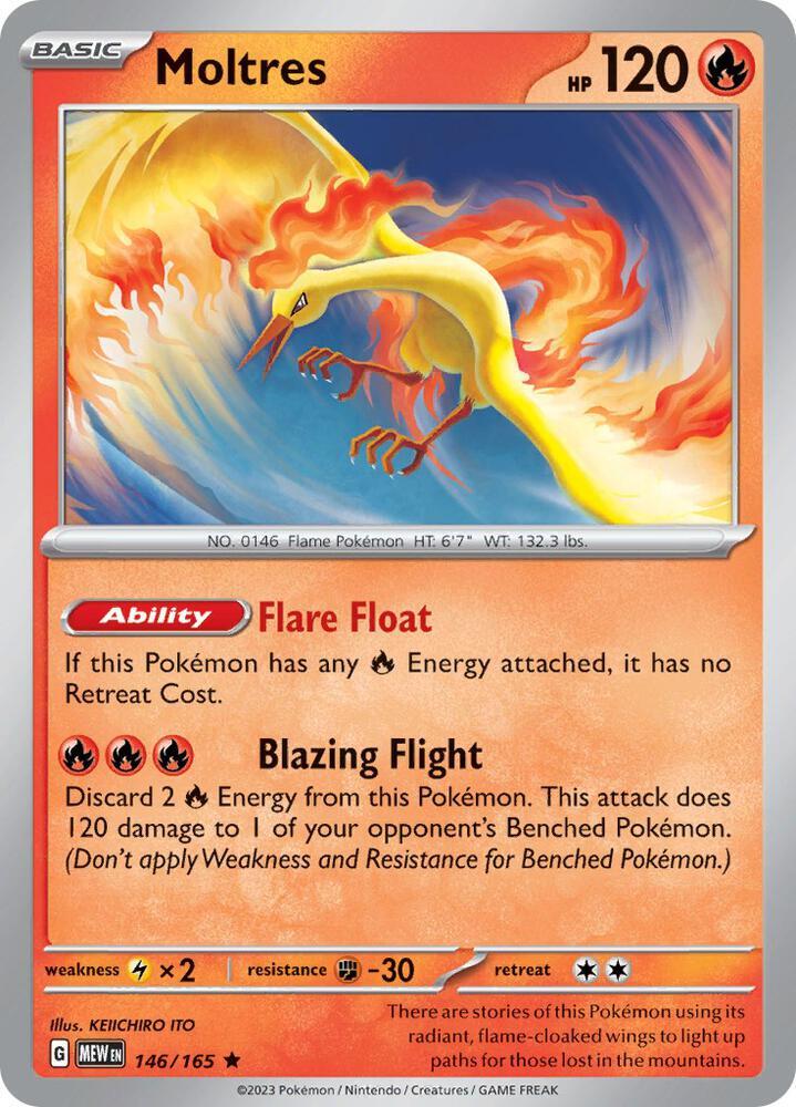 Moltres (146/165 - Deck Exclusives) [Scarlet & Violet 151] | The Time Vault CA