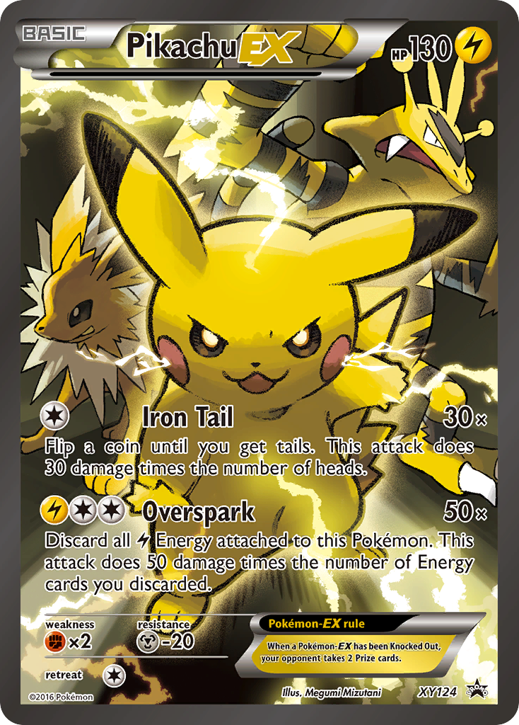 Pikachu EX (XY124) [XY: Black Star Promos] | The Time Vault CA