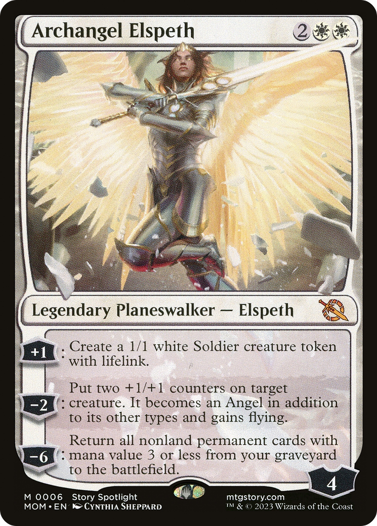 Archangel Elspeth [March of the Machine] | The Time Vault CA