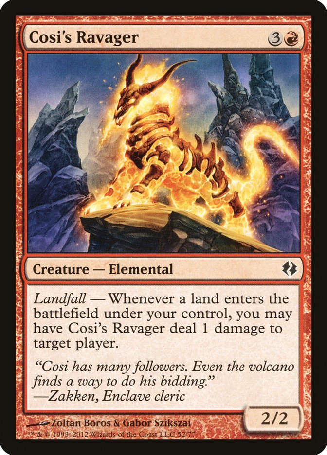 Cosi's Ravager [Duel Decks: Venser vs. Koth] | The Time Vault CA