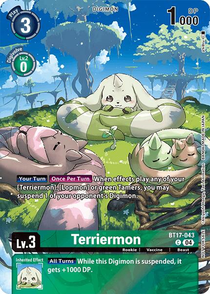 Terriermon [BT17-043] (Legend Pack 2024 Box Topper) [Chain of Liberation] | The Time Vault CA