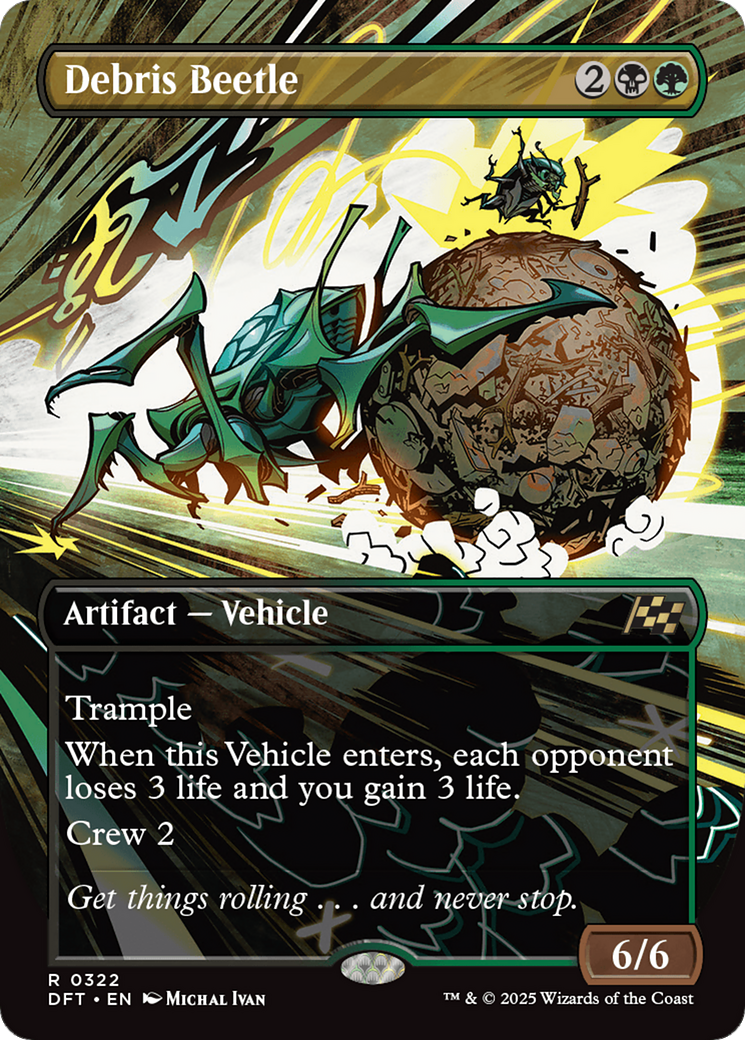 Debris Beetle (Borderless) [Aetherdrift] | The Time Vault CA
