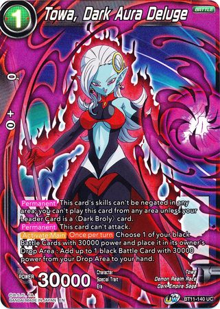 Towa, Dark Aura Deluge (BT11-140) [Vermilion Bloodline] | The Time Vault CA