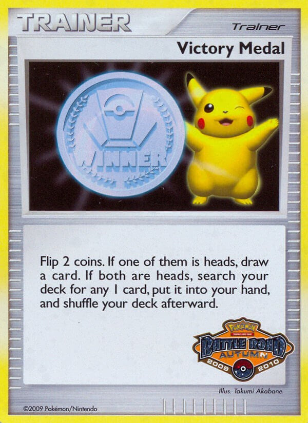 Victory Medal (2009-2010) (Battle Road Autumn) [League & Championship Cards] | The Time Vault CA