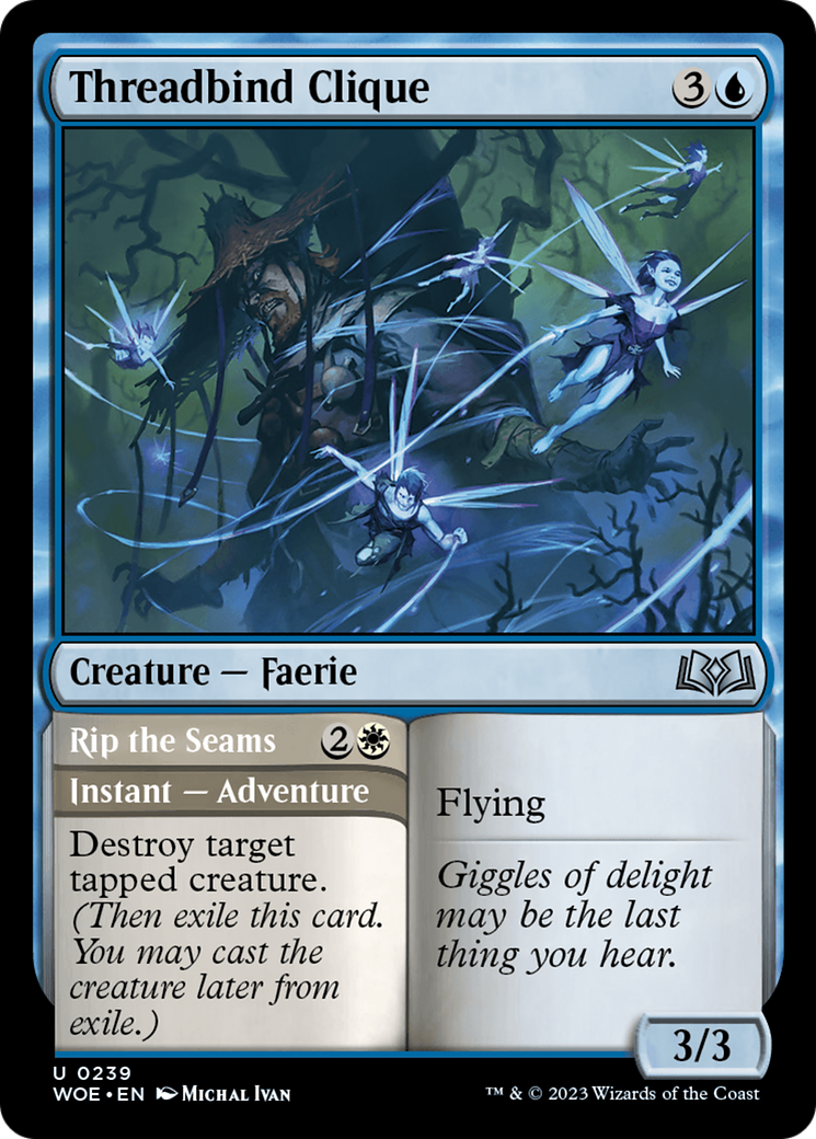 Threadbind Clique // Rip the Seams [Wilds of Eldraine] | The Time Vault CA