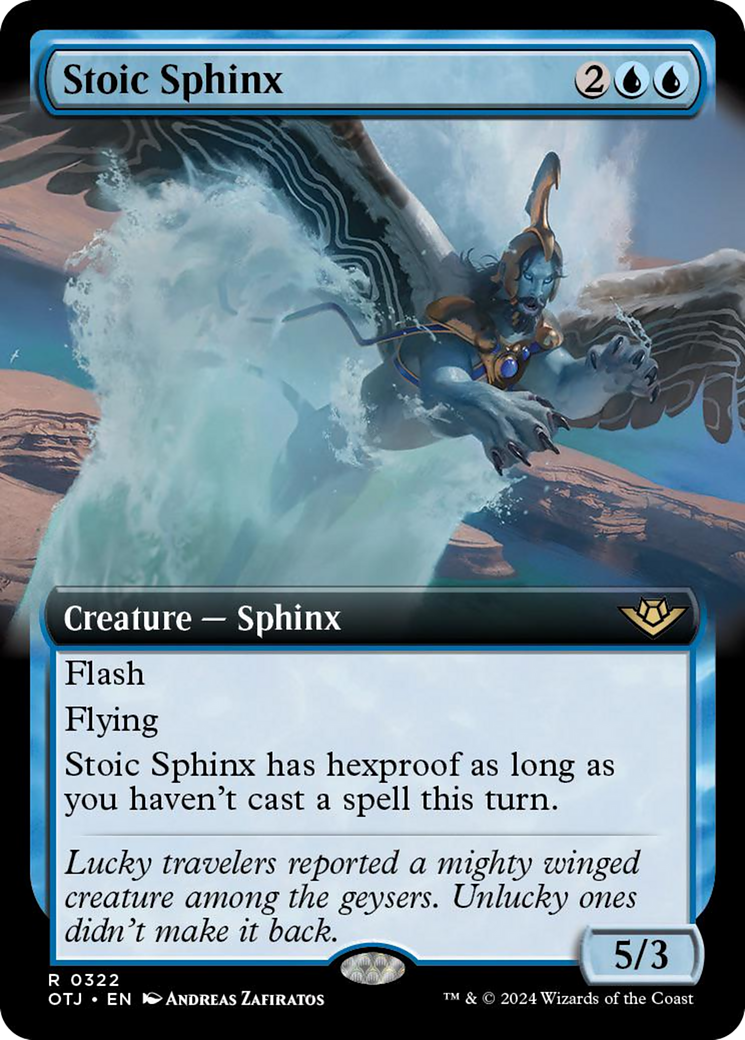 Stoic Sphinx (Extended Art) [Outlaws of Thunder Junction] | The Time Vault CA