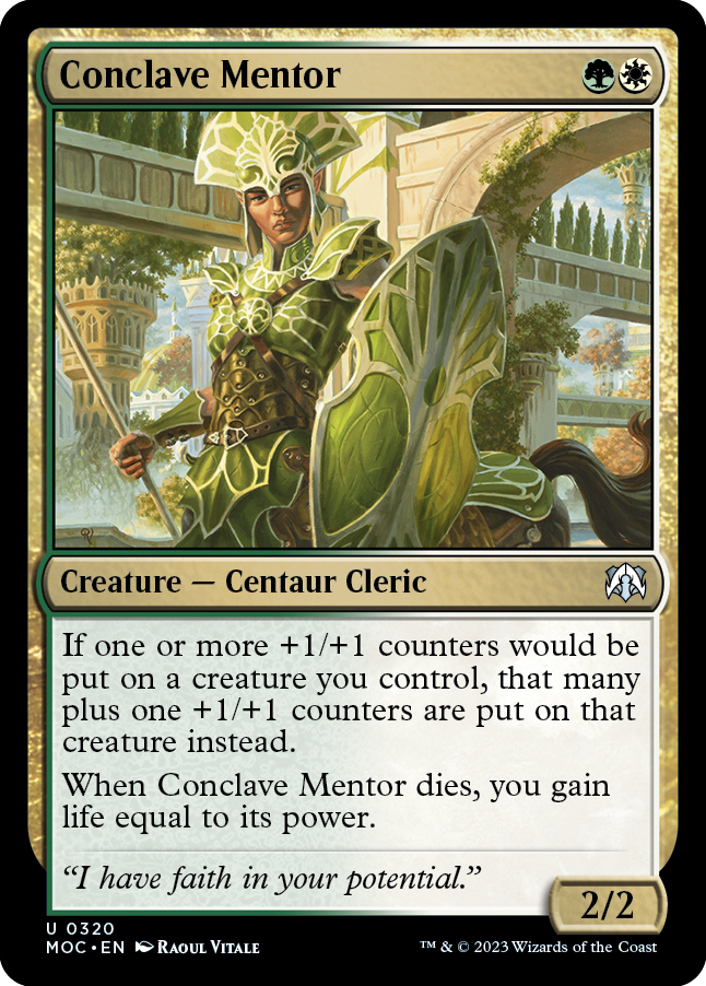 Conclave Mentor [March of the Machine Commander] | The Time Vault CA