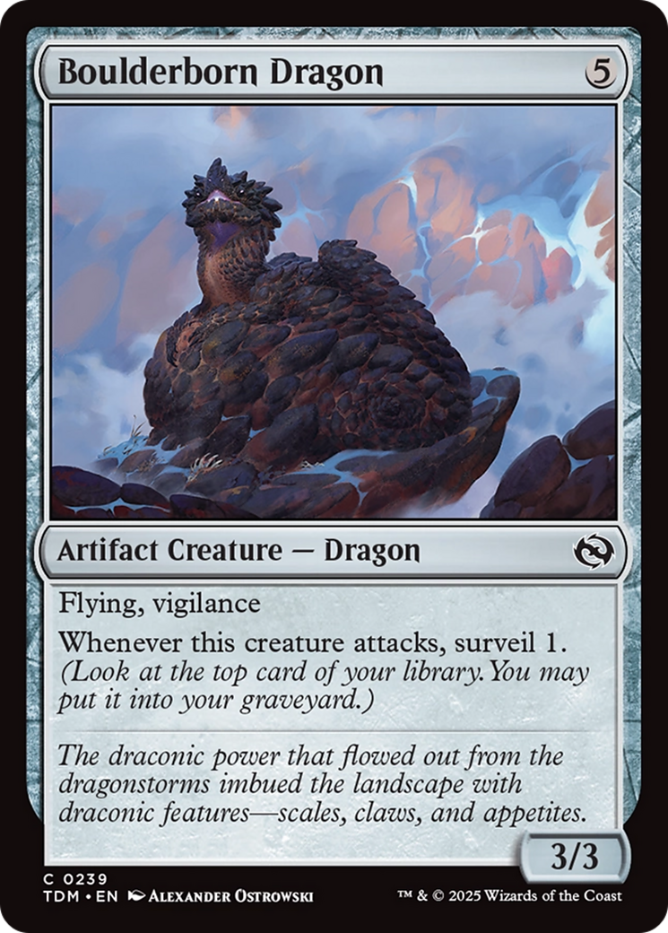 Boulderborn Dragon [Tarkir: Dragonstorm] | The Time Vault CA