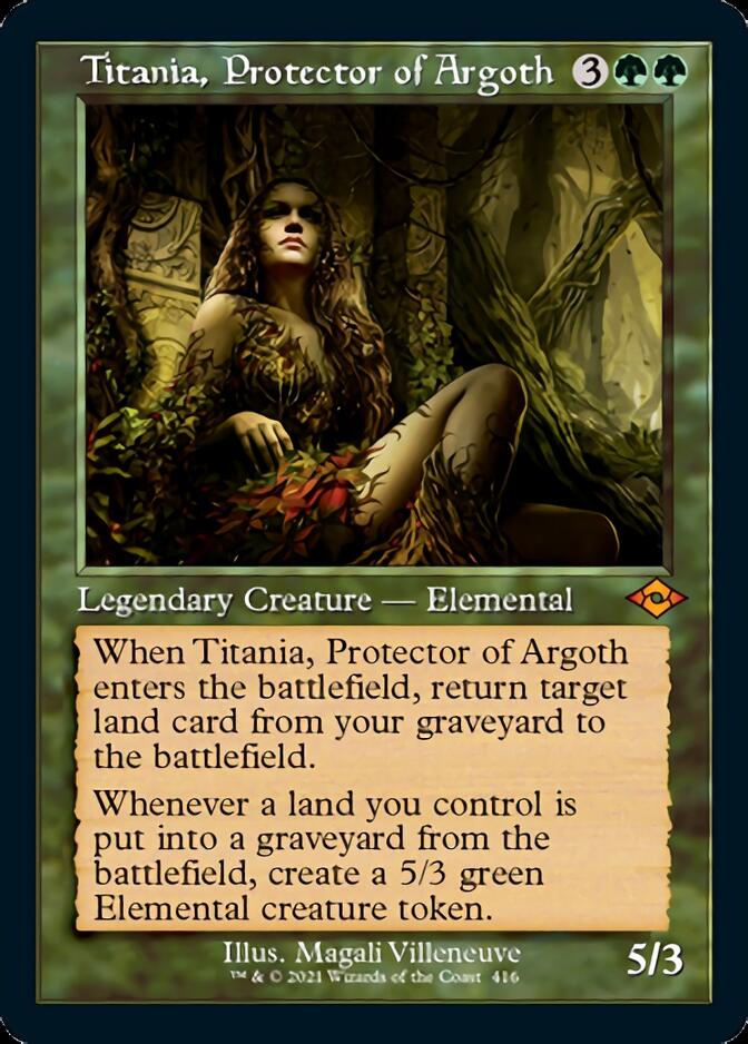 Titania, Protector of Argoth (Retro) [Modern Horizons 2] | The Time Vault CA