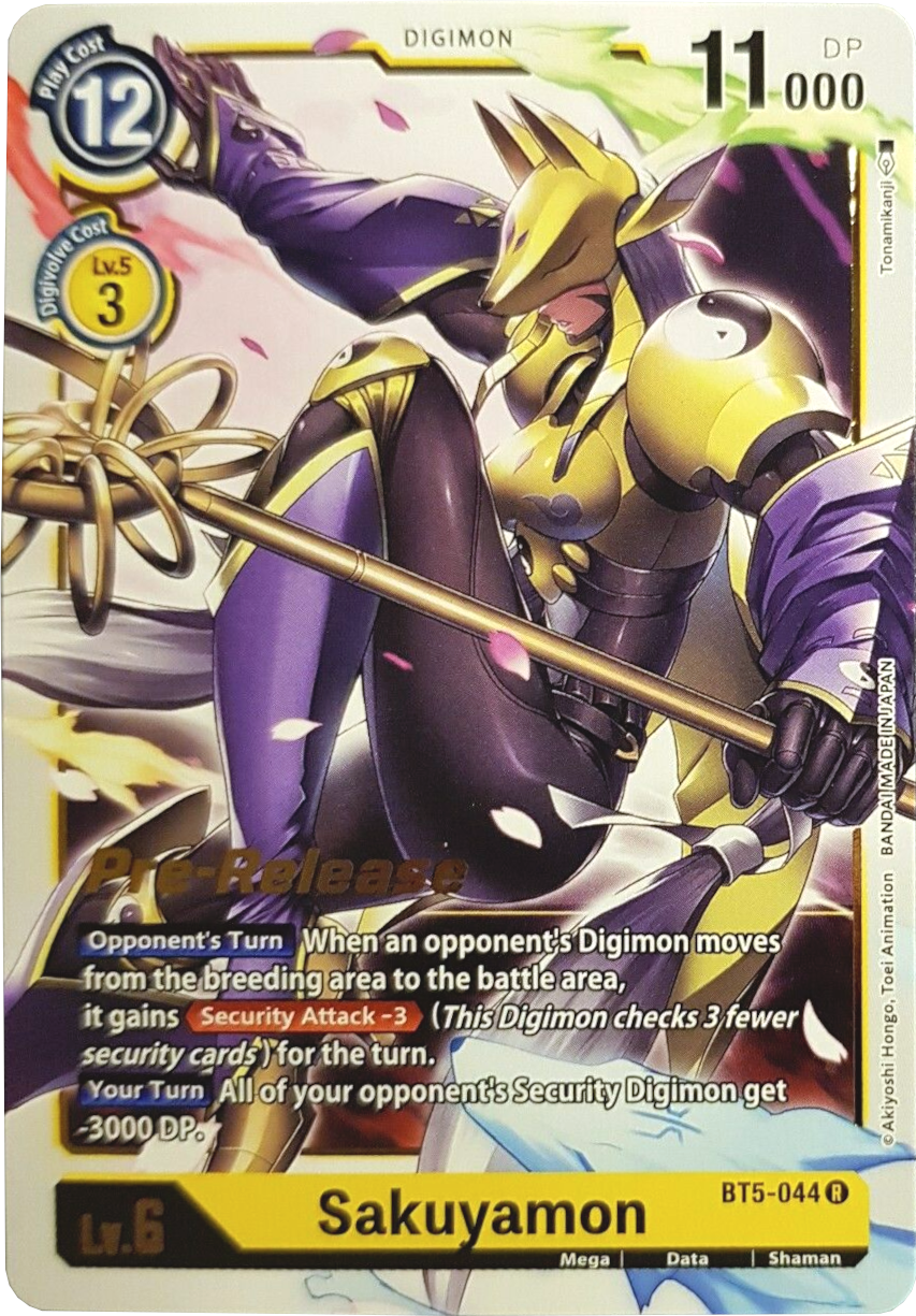 Sakuyamon [BT5-044] [Battle of Omni Pre-Release Promos] | The Time Vault CA