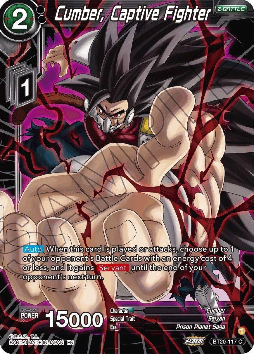 Cumber, Captive Fighter (BT20-117) [Power Absorbed] | The Time Vault CA