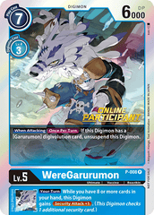 WereGarurumon [P-008] (Online Regional - Participant) [Promotional Cards] | The Time Vault CA