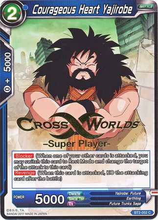 Courageous Heart Yajirobe (Super Player Stamped) (BT2-052) [Tournament Promotion Cards] | The Time Vault CA