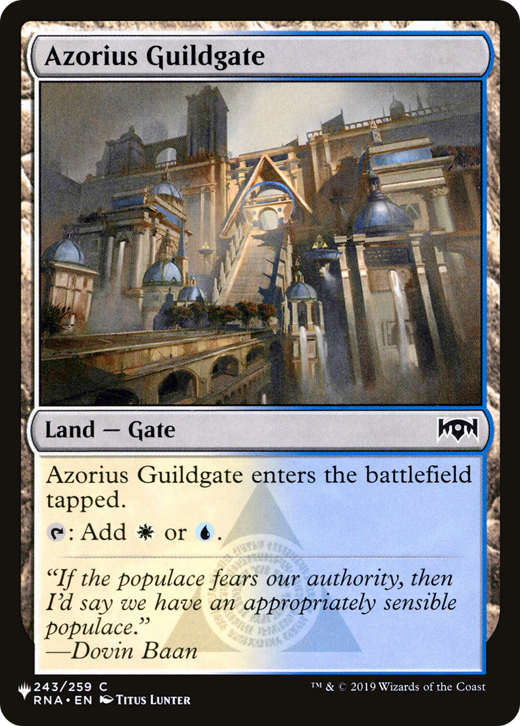 Azorius Guildgate [The List] | The Time Vault CA