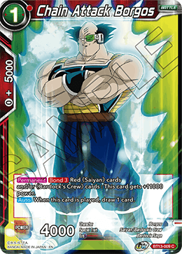 Chain Attack Borgos (Common) (BT13-009) [Supreme Rivalry] | The Time Vault CA