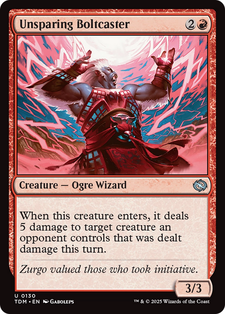 Unsparing Boltcaster [Tarkir: Dragonstorm] | The Time Vault CA