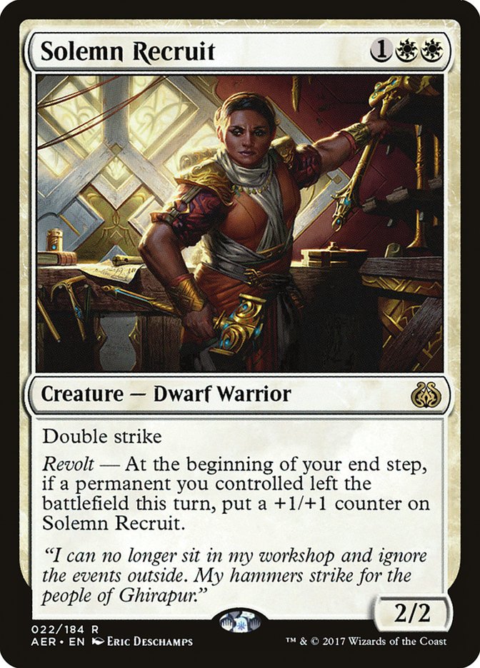 Solemn Recruit [Aether Revolt] | The Time Vault CA