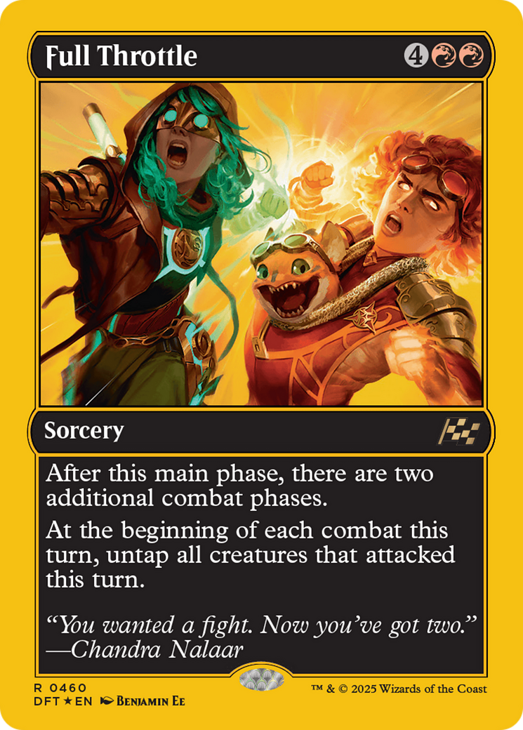 Full Throttle (First-Place Foil) [Aetherdrift] | The Time Vault CA